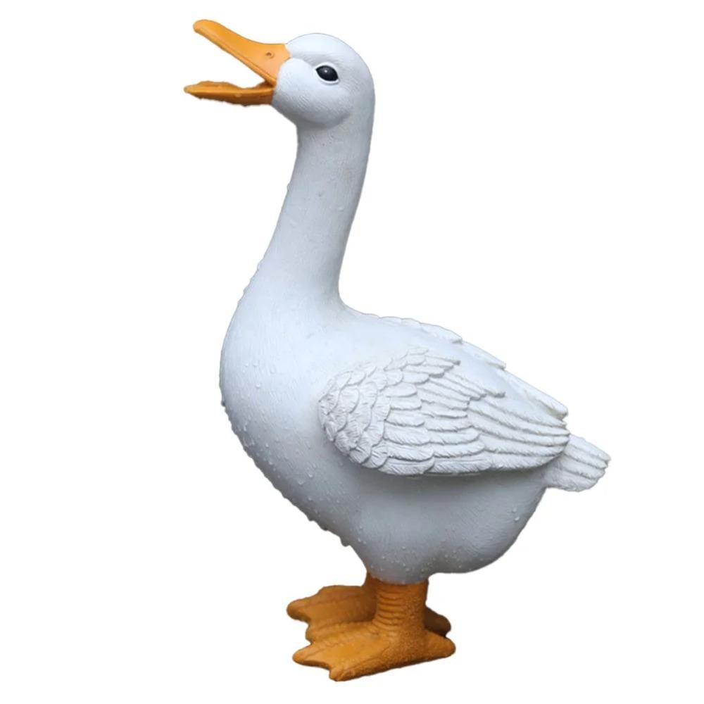 Aesthetic and Functional Resin Outdoor Duck Statue with Fountain Effect