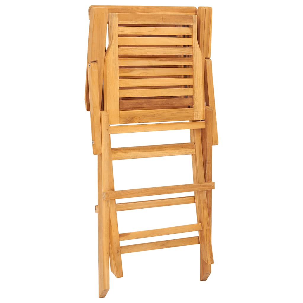 Garden Chairs 8 pcs Foldable 56 x 63 x 90 cm Solid Teak Wood