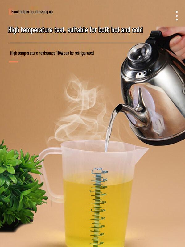 ZISIZ 5000ml Plastic Measuring Cup