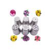 Luxurious 8pcs Russian Tulip Flower Cake Icing Piping Nozzles For Elegant Decorating
