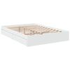 VidaXL Cadre de lit avec tiroirs blanc 140x190cm bois d'ingénierie, lit, lit de rangement, cadre de lit double, lit double 3280685