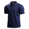 Men's Quick-Dry Breathable Polo Shirt - Summer Casual Short Sleeve Solid Color