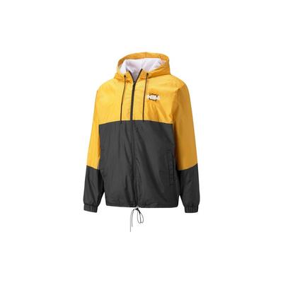 Mvp Windbreaker Cu Snur Glugă Bărbați Jachete Galben 532208-02
