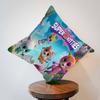 J-Junior S-Super Kitties Office Cushion Pillowcase Car Cushion Cover45X45CM Lumbar Pillowcase Sofa Pillowcover