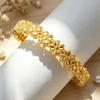 1Pieces Gold Bohemian-style floral bracelet is a suitable jewelry gift for parties, gatherings, and graduation ceremonies, suitable for teachers,