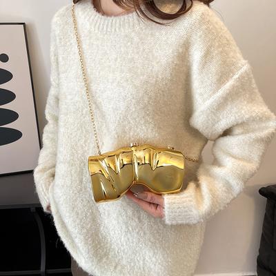 Small Fresh Personalized Acrylic Special-shaped Women's Dinner Bag Spring New Exquisite Women's Shoulder Messenger Bag