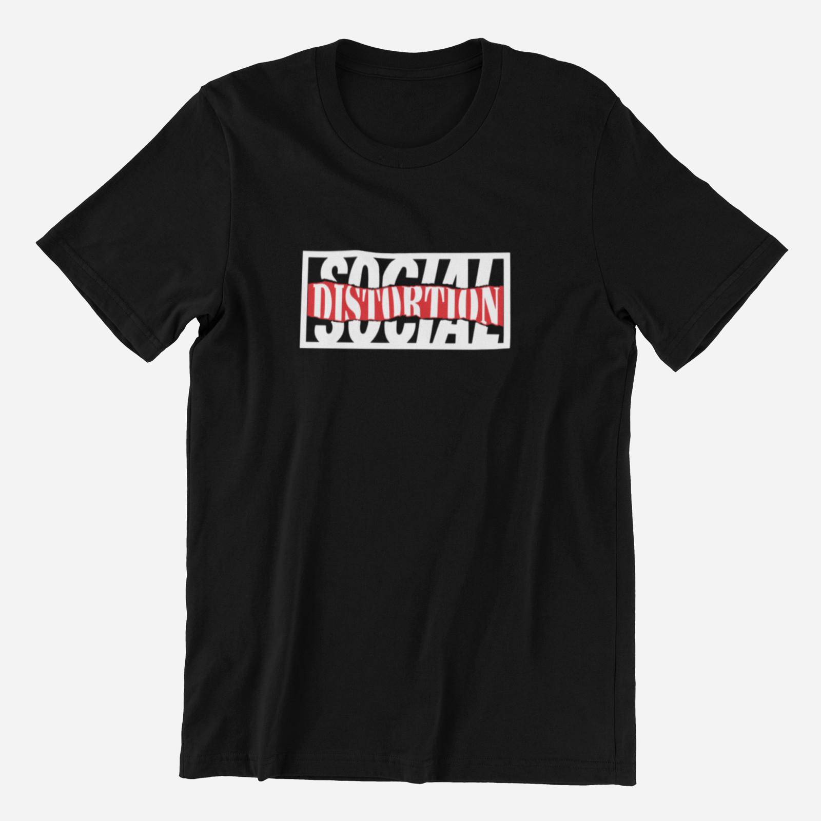 Punk Social Distortion T-Shirt Mens Womens Tees Top 3XL