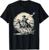 Skeleton Horse Rider Western Graphic Tee Cowboy Rodeo Saloon TShirt Unisex T-Shirt