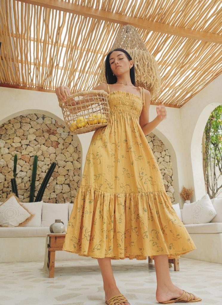 Met And Mel [Holiday Dress] Genista - Mustard