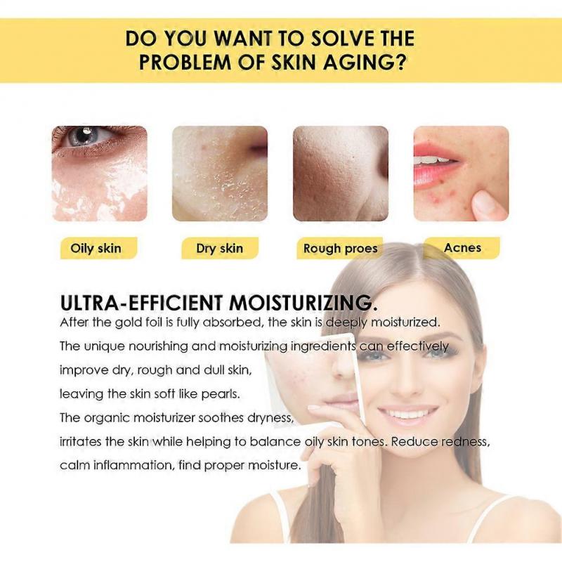 2x 24k GOLD SERUM WITH HYALURONIC ACID COLLAGEN ANTI WRINKLE SERUM