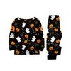 Halloween Family Matching Pajama Set with Long Sleeve Top and Pants for Parents and Kids
