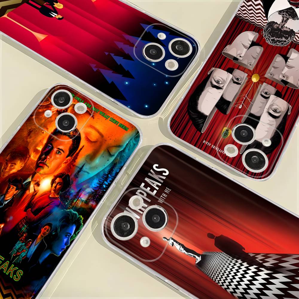 YNDFCNB Welcome To Twin Peaks Transparent Phone Case For IPhone 16 15 14 13 12 11 Pro Max Plus Soft Cover