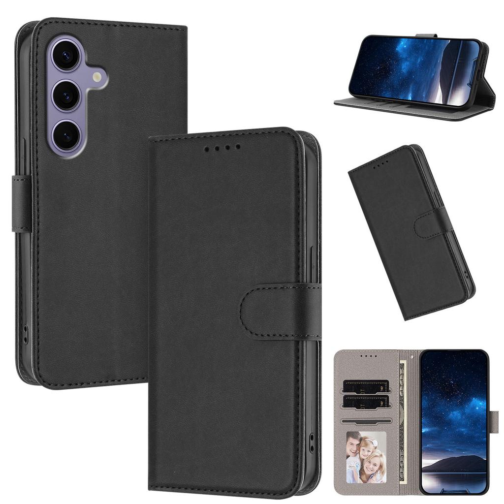 Leather Case for Samsung Galaxy S25 S24 S23 S22 S21 Ultra Plus FE S25 Edge Foldable Funda Book Case Magnetic Flip Wallet Coque