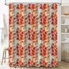 Botanical Shower CurtainGreenery Leaf Pattern Fabric LinerRustic Farmhouse DecorBathroom ArtNature ThemeVanity BackdropStylish H