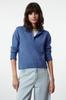 Dámský svetr ve stylu elegance Stone Soft Textured Basic Knitwear Svetr