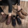 New Martin boots men's shoes spring and autumn boots medium top men's boots British high top short boots casual tooling shoes