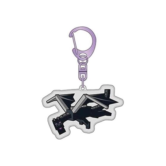 K Company Minecraft Plump Keychain Ender Dragon MCT-PU-ED H72 x W40 x D10mm