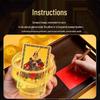 Bingwu Year of the Horse Gold Card: Wen Zhe General, Zodiac Wealth & Prosperity, New Year Fortune Charm