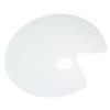 Clear Painting Palette Acrylic Stick Proof Oval Shaped Thick Transparent Paint Color Mixing Tray