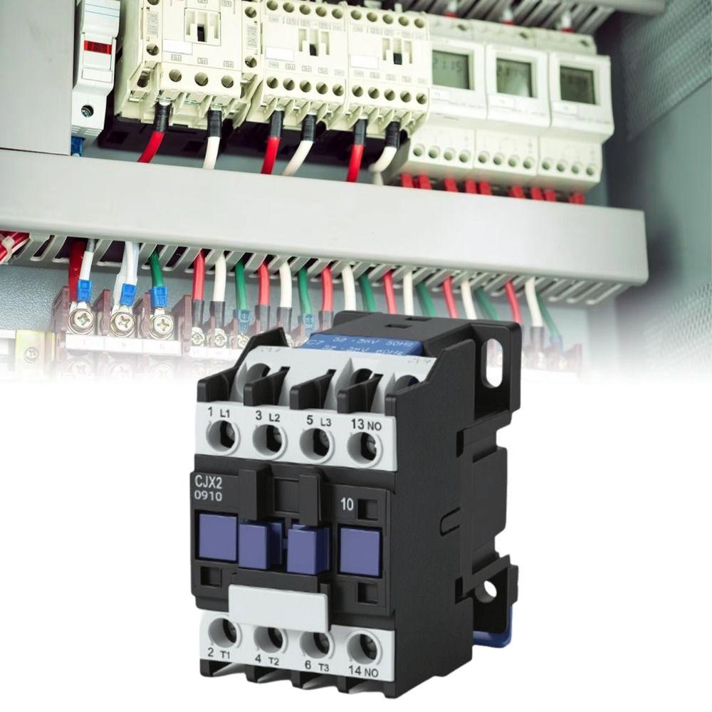 12A Rated Current AC Contactor 380V Coil Voltage Industrial Contactor Industrial Control