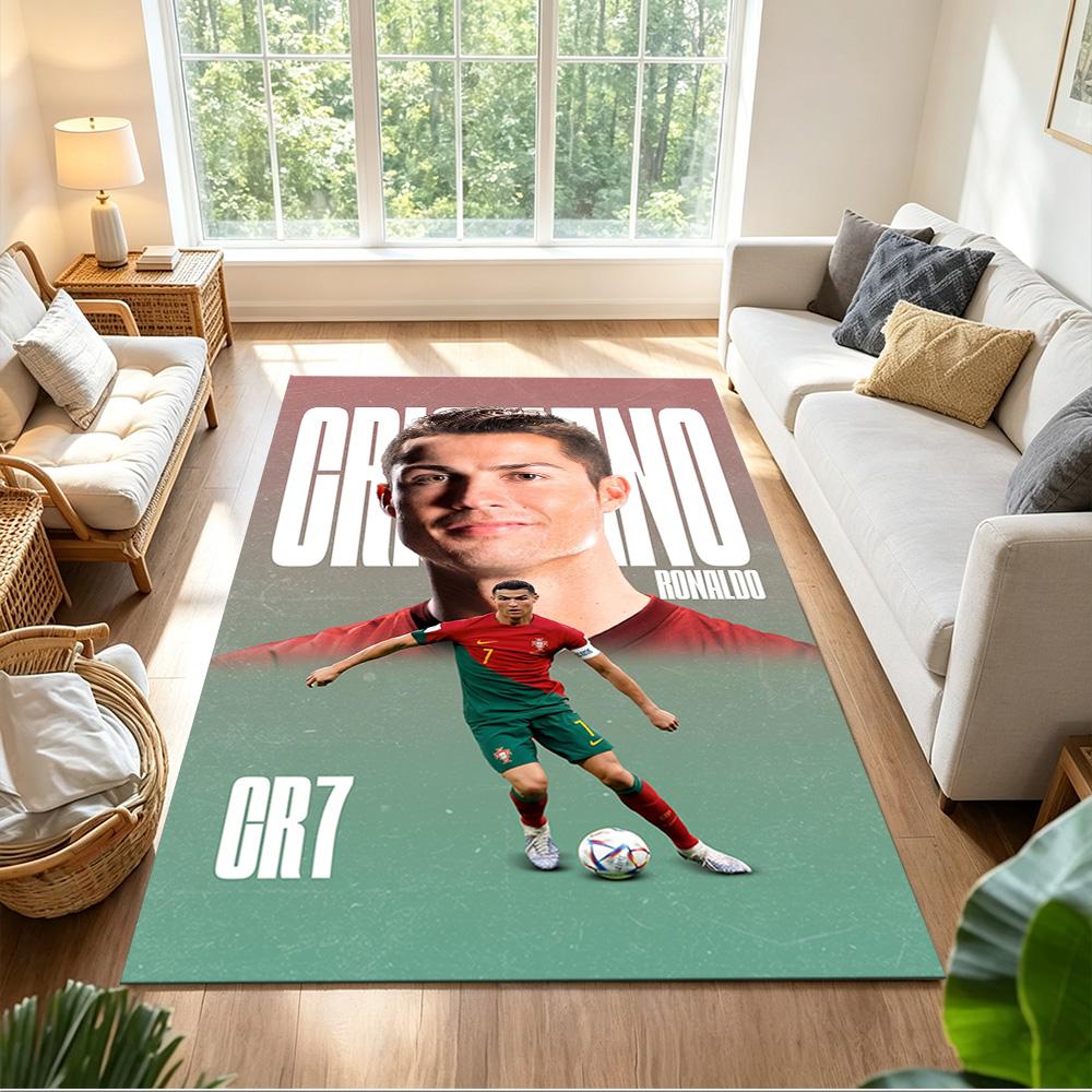 Cristiano Ronaldo Fußmatten Design für Wohnzimmer Foyer Küche Dekorieren Sie den Raum Rutschfeste Teppiche Büro Heimdekoration