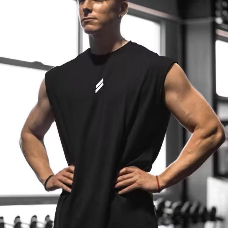 Heren Sneldrogend Ademend Sport Tanktop - Mouwloos, Vochtregulerend Fitness Top