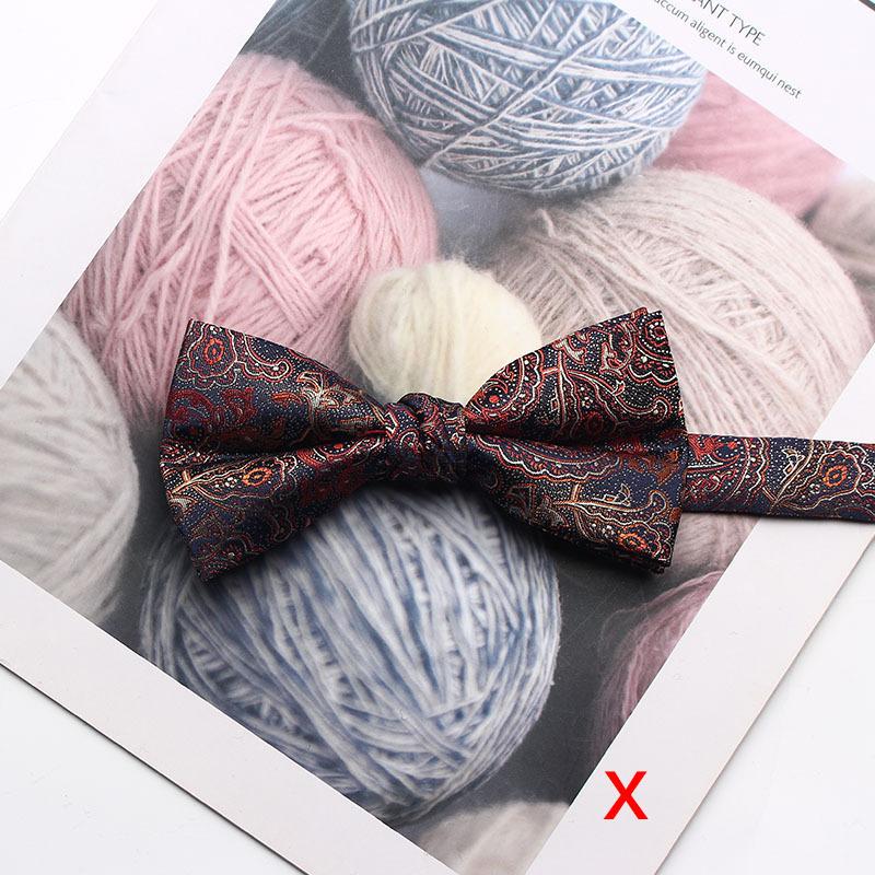 

Пряжа Жаккард Мужской Галстук-Бабочка Деловой Полиэстер Шелк Жених Шафер Свадебный Галстук-Бабочка