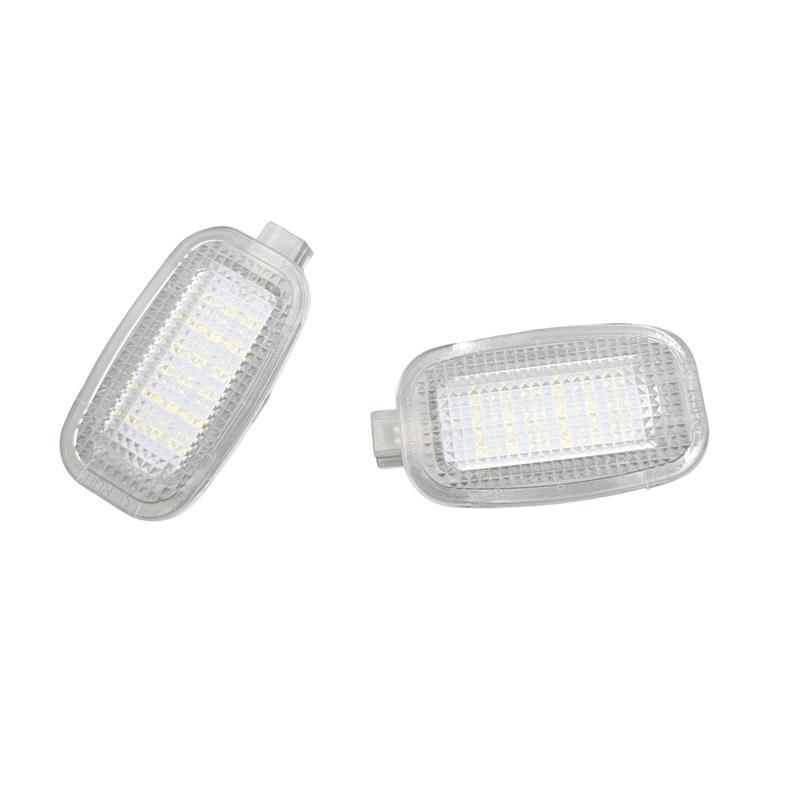 2x LED Courtesy Door Footwell Luggage Trunk Light For Mercedes Benz W204 W216 W212 C207 X204 GLK W221 R230