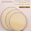 Eco-Friendly Bamboo Dumpling Tray Multi-Purpose Dumpling Display Pad Food Storage Plate  Party Use