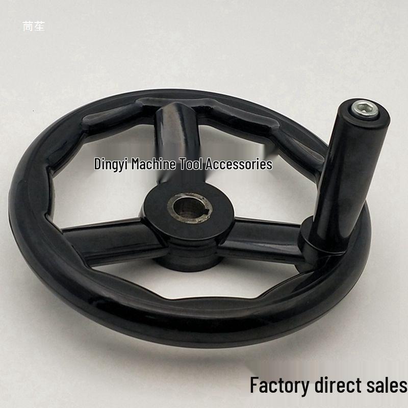 Bakelite Rotary Handwheel with Through-Hole Plastic Handle (M6, M8, M10)