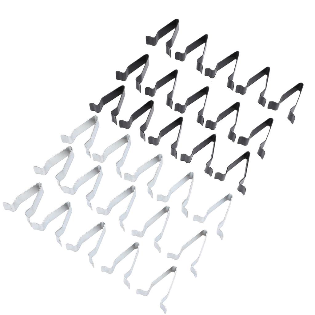 30PCS Metal Trim Panel Spring Clip Replacement for Seat Mii Altea 4A0867276A Car Trim Panel Retaining Clips
