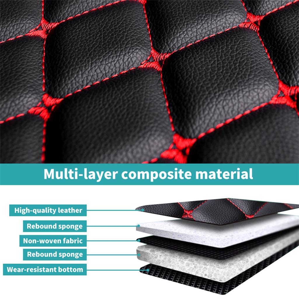 Automobile Universal Foot Pad Automobile Carpet Leather Foot Pad