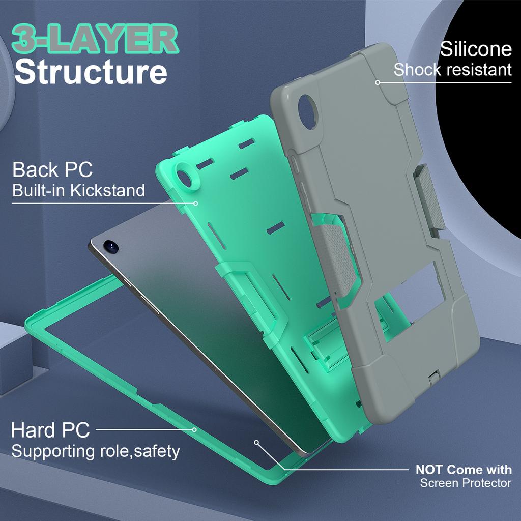 Heavy Duty Case For Samsung Galaxy Tab A11 A9 Plus 11.0 inch Model SM-X230 X236B X210 X215 X216B X218U Hybrid Kickstand Cover
