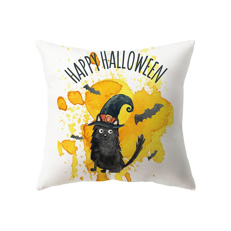 Pumpkin Halloween Theme Pillow Cover Sofa Cushion  Holiday Gift Party Decoration Home Decor