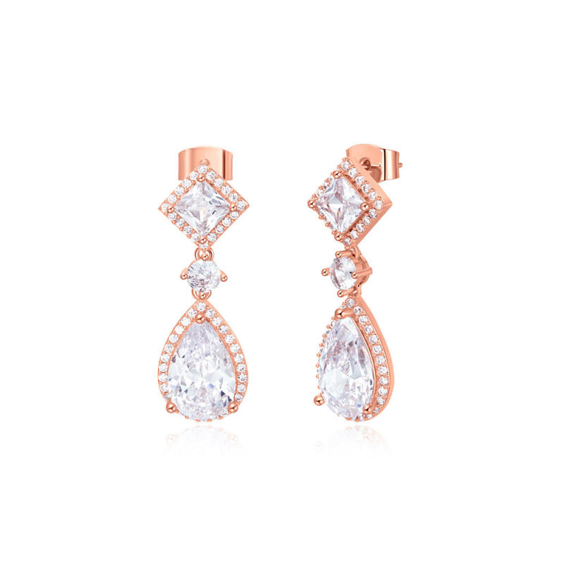 

Earrings 14K Amié Crystal Drop Earrings