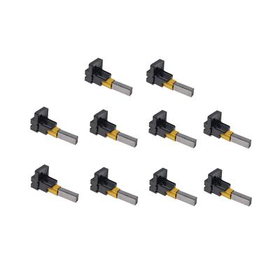 10 Stück Maschinenkohlebürsten mit Haltern für Dyson DC05 DC07 DC08 Staubsauger Motor Kohlebürste 7X11X32mm