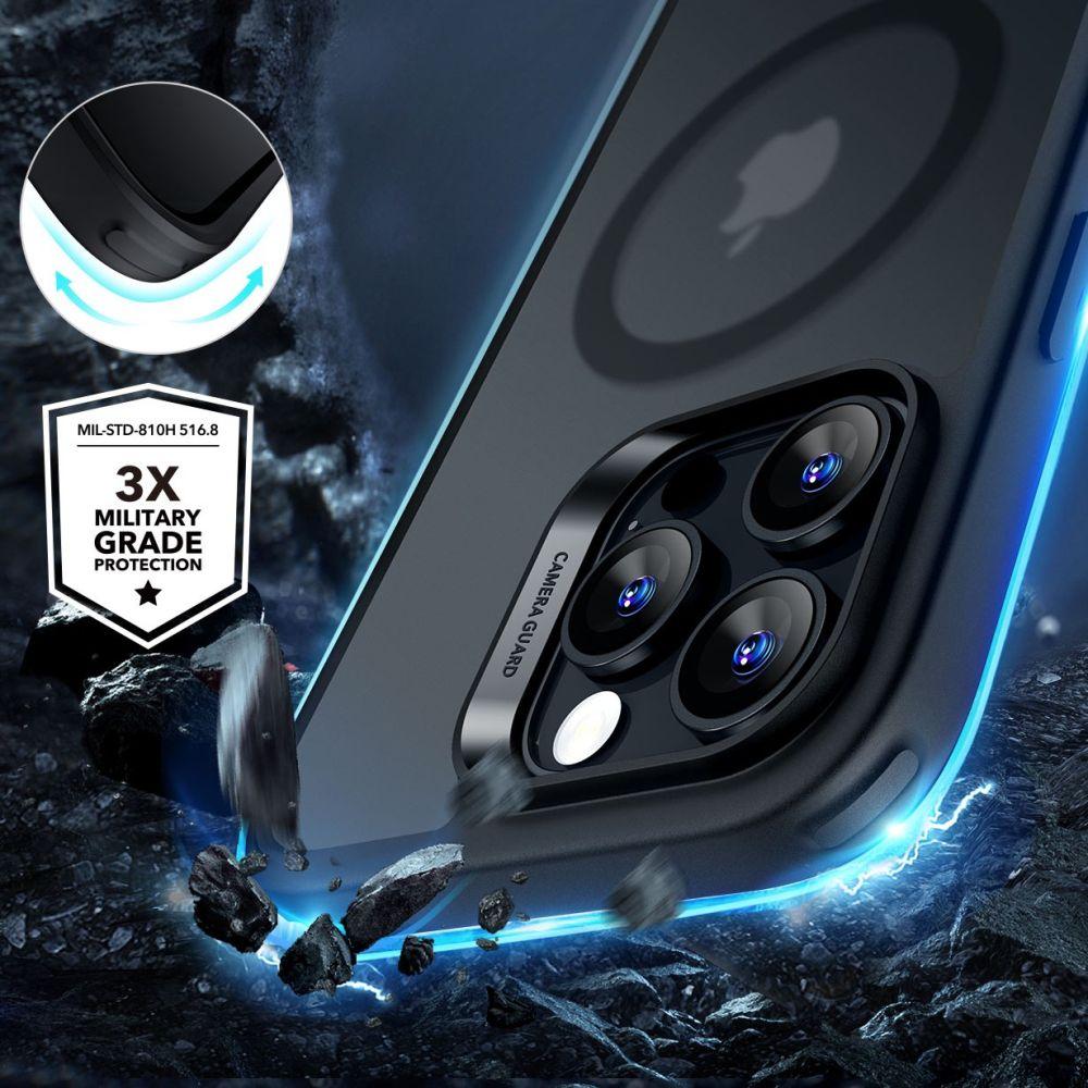 Esr Classic Hybrid Halolock Magsafe & Tempered Glass Iphone 16 Pro Max Frosted Black