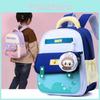 Letter Childrens Backpack With Adjustable Shoulder Strap Zipper Design