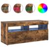 Retro-Wand-TV-Schrank Mit LED-Beleuchtung, Dekorativer Wandaufbewahrungsschrank, 90x35x40 Cm