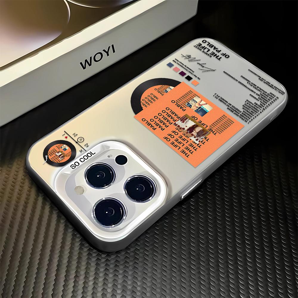 Music CD Case For Iphone 16 Pro 16E Cover For Iphone 15 14 13 12 11 Pro Max Cover Funda Bumber Coque 16 Pro Case Funda