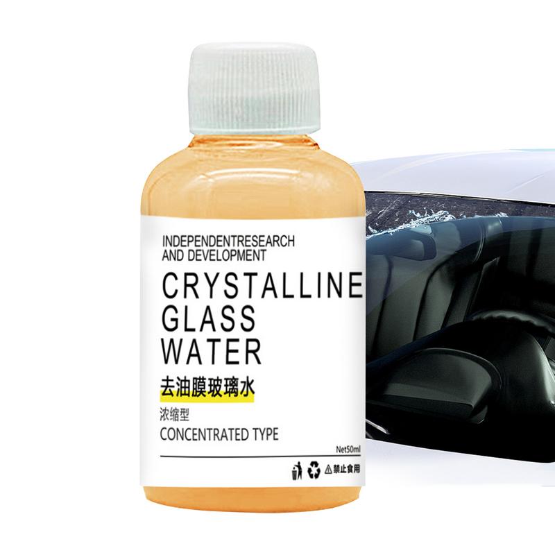 

Средство для удаления масляной пленки со стекол 50 мл Жидкий очиститель для лобового стекла Очиститель для лобового стекла Гидрофобный очиститель для автомобильных стекол для дома CN