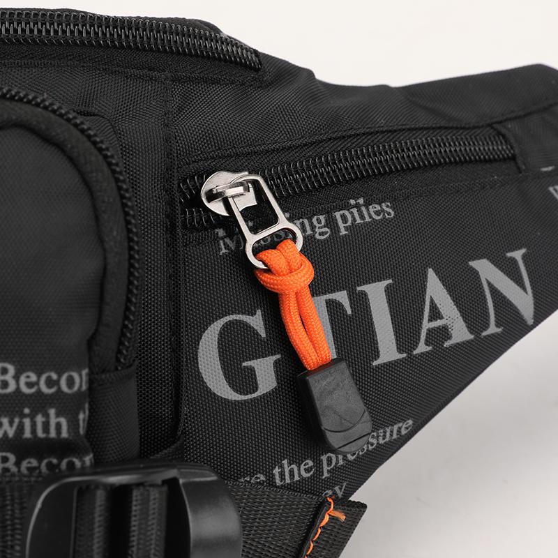 Men's Waterproof Nylon Waist Pack - Lightweight Running Belt Bag for Travel, Sports & Outdoor Activities