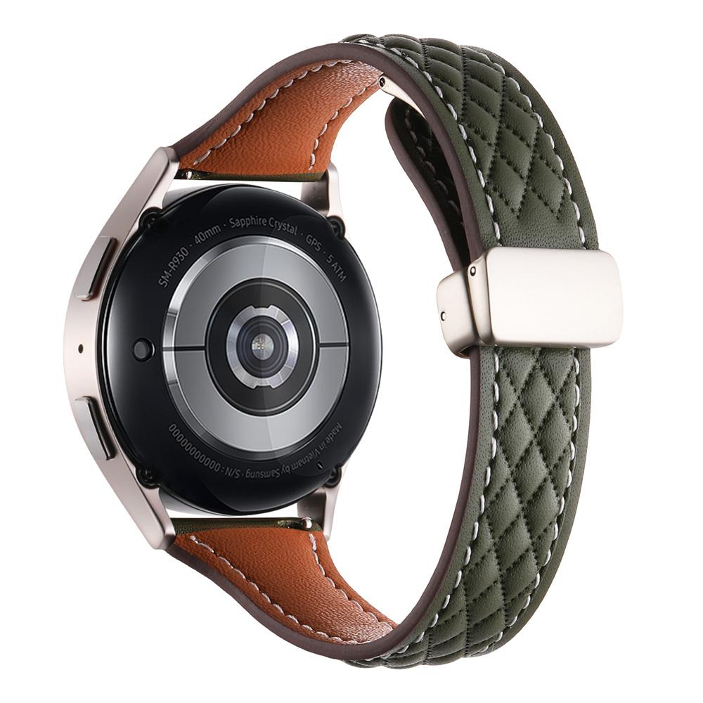 Buy 20mm 22mm Leather Band for Samsung Galaxy Watch Classic/5
