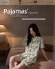Women's Summer Floral Ice Silk Short Sleeve & Shorts Loungewear Set
