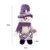 High-end Knitted Christmas Gnome Plush Ornament with Pointed Hat
