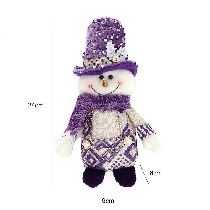 High-end Knitted Christmas Gnome Plush Ornament with Pointed Hat