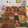 Christmas Printing 3D Printing Polyester Pillowcase Quilt Cover Two or Three-piece Set