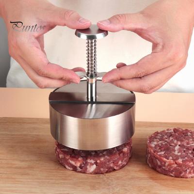 Prasa do mięsa Burger, stal nierdzewna, prasa do hamburgerów, idealna do kotletów, łatwa w użyciu maszyna do robienia kotletów Burger, do domowych burgerów