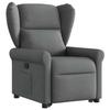 VidaXL Fauteuil inclinable Gris foncé Tissu 3303375