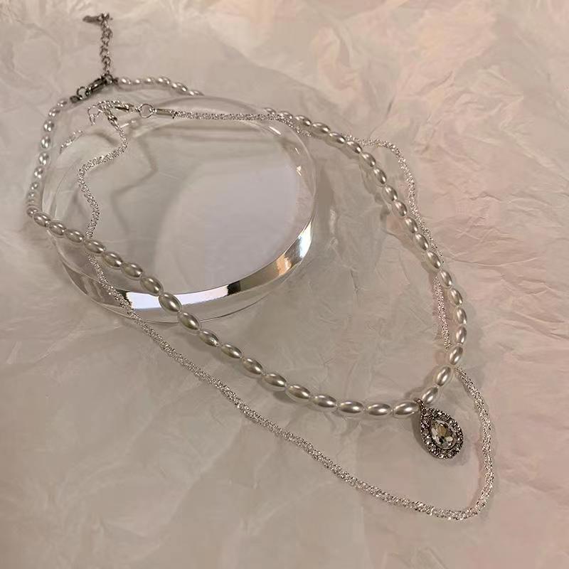 Sense Shell Love Necklace Female Niche Design Light Luxury Versatile Girlfriend Bow Collarbone Chain Niche Neck Chain Exquisite
